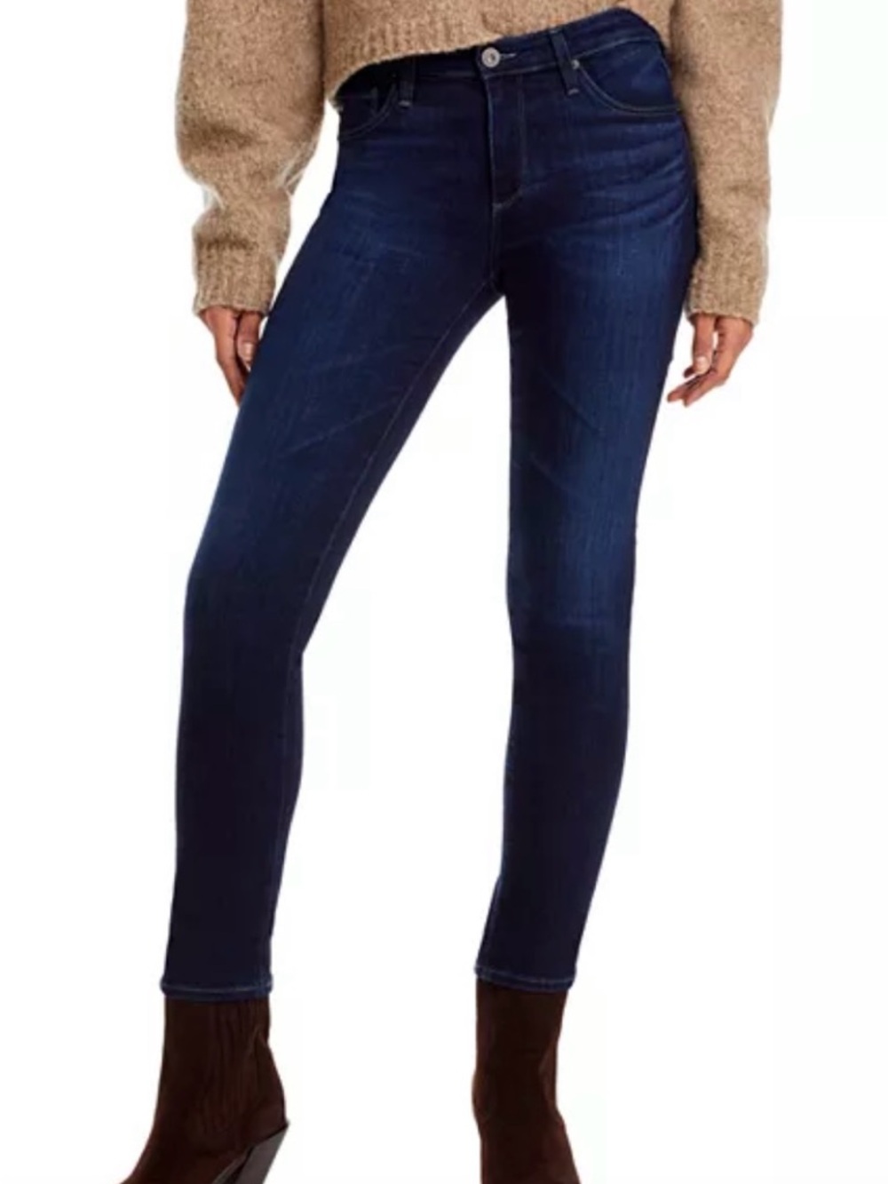 AG Adriano Goldschmied The Prima Mid-Rise Cigarette Contour 360 Stretch Jeans